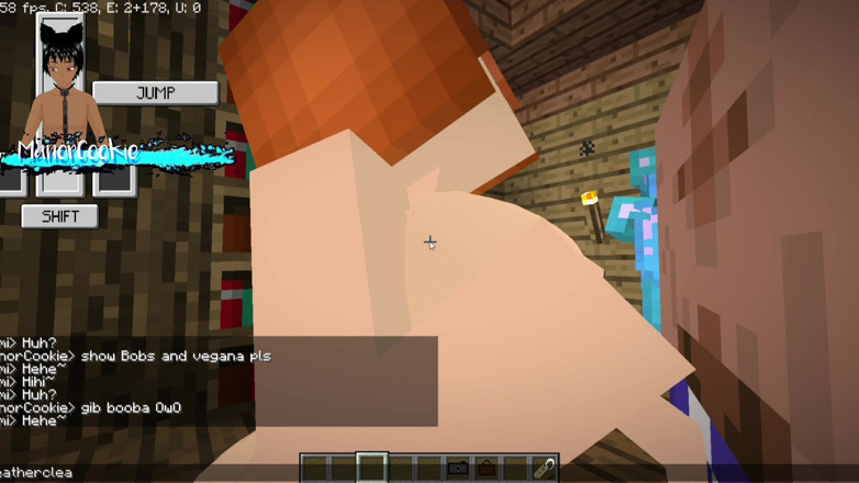 Manor Cookie: MineCraft Jenny Mod Fapcraft - Нами, жадная и горячая женщина с большими сиськами и задницей!