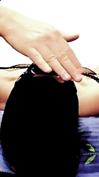 Upside-down Cock and Dildo Throating Ring-gagged Mouth Wide Open Slave Slut-from Two Angles