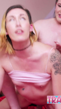 Trans Teen Riley Ivy Gets Anal for Being Lazy