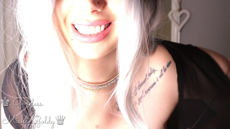 Goddess Misha Goldy: Cum like my good mindless puppet, who craving to be...