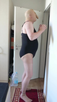 Funny Dance in Body and Tights
