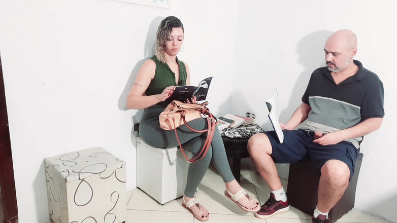 Gabi SweetCouplesStories: Kontol cowok ini dientot habis-habisan di resepsi dan tangannya dientot...