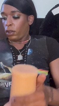 Ebony Tranny Ts Solo Jackoff bbc handjob