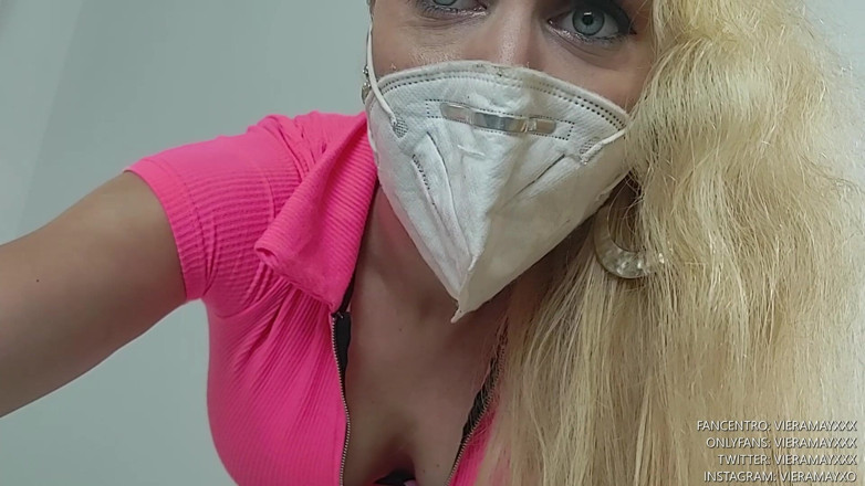 VieraMayXXX: 牙医穿着乳胶手套给你撸管指挥