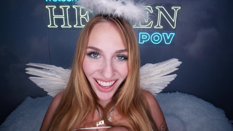 Angel Youngs: POV: 천사와 섹스하고 있어
