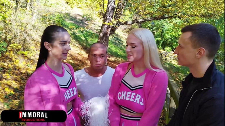 Immoral Productions: Massive Ass Sorority Sluts Lady Gang &amp; Vera Jarw &amp; Monster Cock...