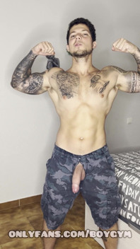 Gay Military with His Weapon