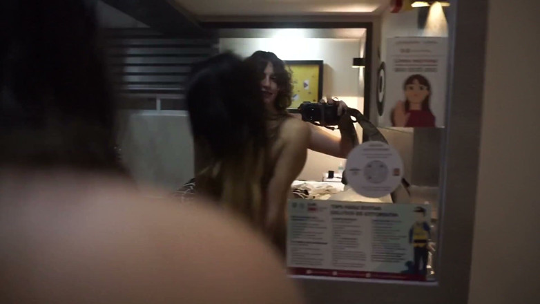AcidSuccubus: Trans Girlfriends Fuck Hard in Hotel Room Real Couple Creampie