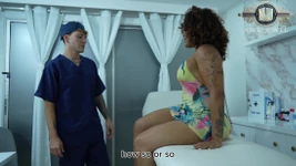 시술 중 간호사와 환자 간의 핫한 섹스
