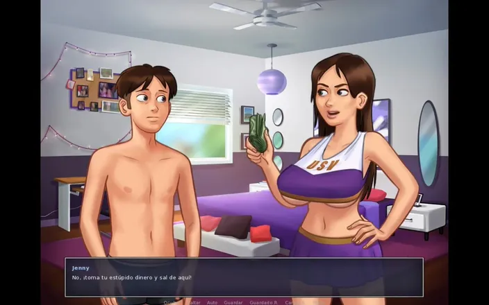 HotSummer117: Summertime Saga Cap 6 - Fucking with a Camgirl for Her Fans