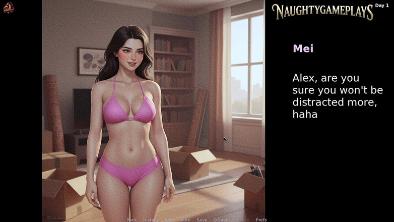 Naughty gameplays: Wife’s Dare (partie 01) Par Hot_scorpion - Un Couple Marié Baise - Jeu En 3D