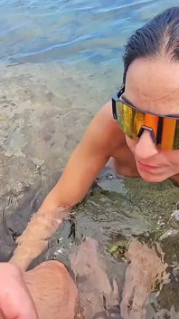 A Fisherman on the Rocks Wants to Give Me His Fish. Part 1