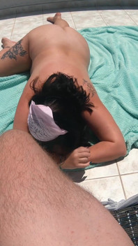 Follada de vacaciones y chorro en el balcón