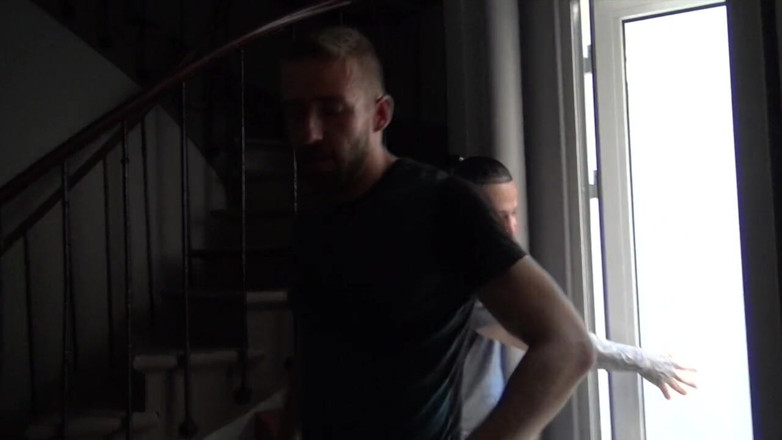 Gaybareback: Bastian fucked bareback by sexy striaght in paris