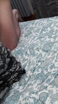 Madura sexy Martha tiene sexo con marido usando sus piernas pantimedias