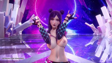 3D-Hentai Games: [MMD] (G)I-DLE - Sexy striptýzový tanec Ahri Akali Evelynn Kaisa League of...