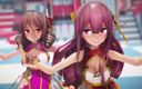 Mmd anime girls: Mmd r-18 anime kızları seksi dans eden klip 232