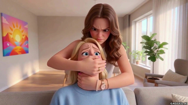 Gagged AI Cartoons: par sa belle-fille