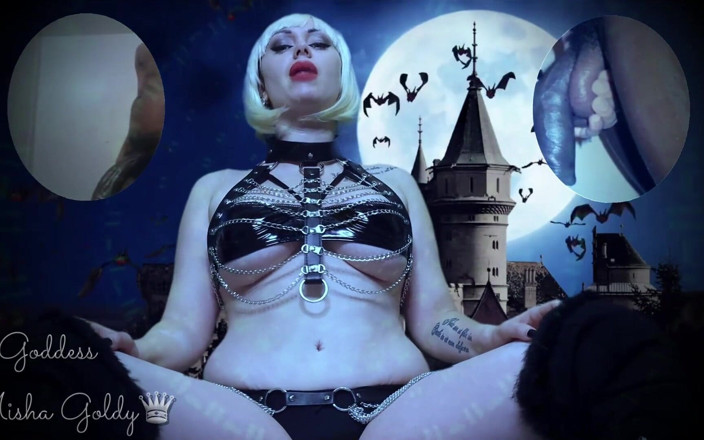 Goddess Misha Goldy: Růst vaší závislosti na BBC! Jsi závislá na sání VELKÉHO ČERNÉHO...