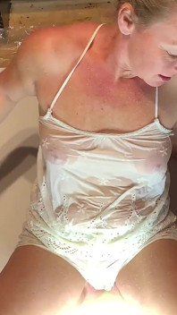 GILF Sucks the Piss Out of My Bladder Sits with Her Pussy in a Puddle of Urine