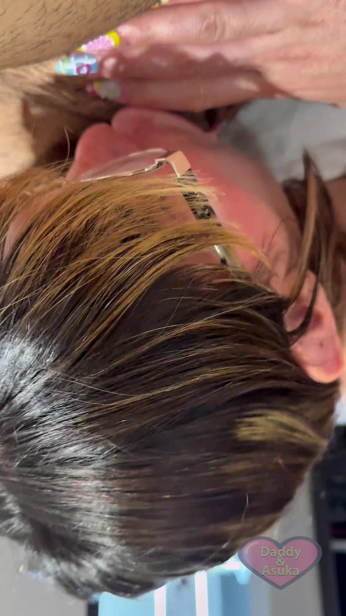 Daddy and Asuka: Vui vẻ cưỡi trên con cu của bố cho đến khi ông...