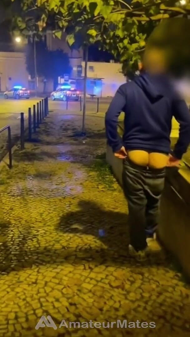 AmateurMates: Compilation of Amateur Boys Flashing Their Ass in the Street