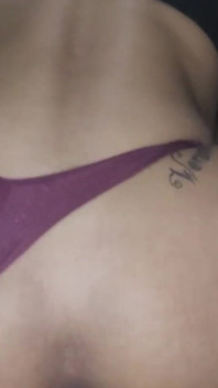 Brunette Feels Horny When Giving Her Ass