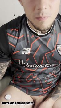 My Big Cock Cums Watching Football