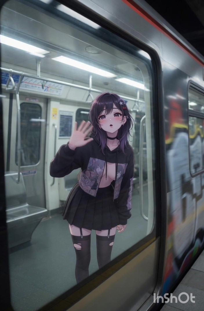 Wertstofsamler: Fofa anime menina se masturba e é fodida na estação de...