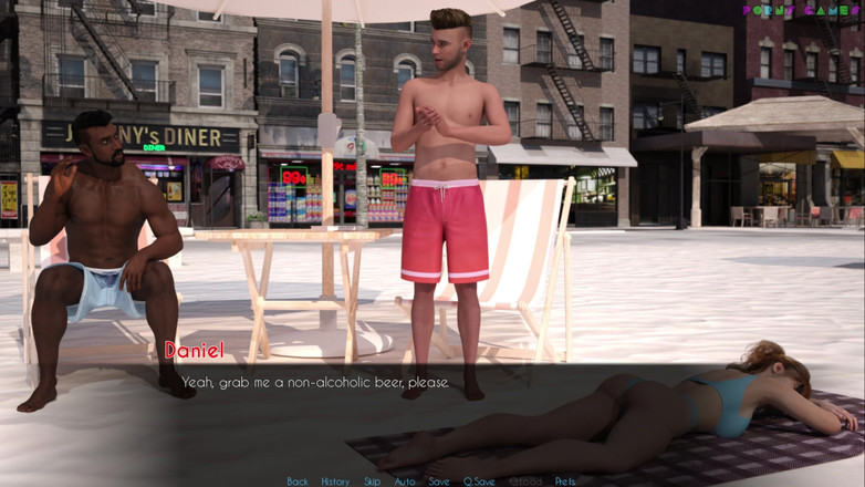 Porny Games: Kebahagiaan selamanya oleh escovic game - seks di pantai dengan teman...