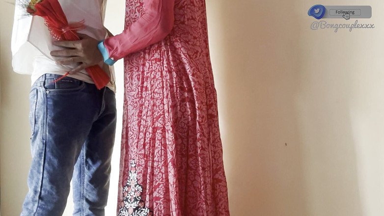 Bongcouplexxx: Bijna betrapt door haar man Desi Bengaals dorp Bhabi op...