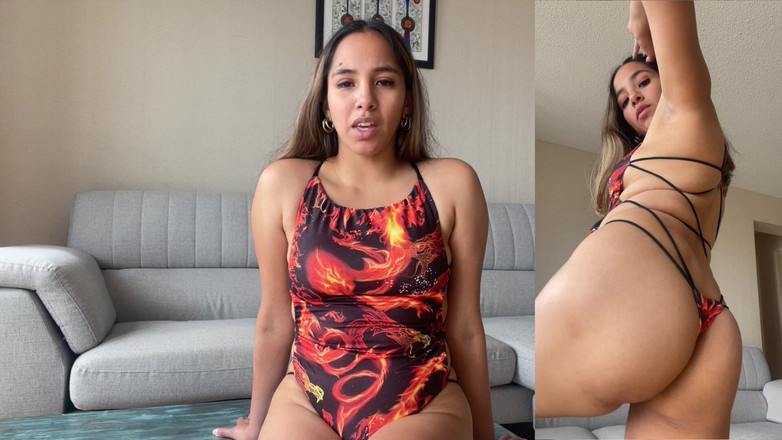 Goddess Alexa femdom: अपनी पैंट पर वीर्य निकालने के लिए आपको चोदने का मन