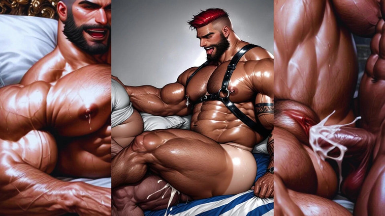 Real Story & Fantasy AI: Mature Trans Man Showing His Vagina. Compilation of Hentai Anime...