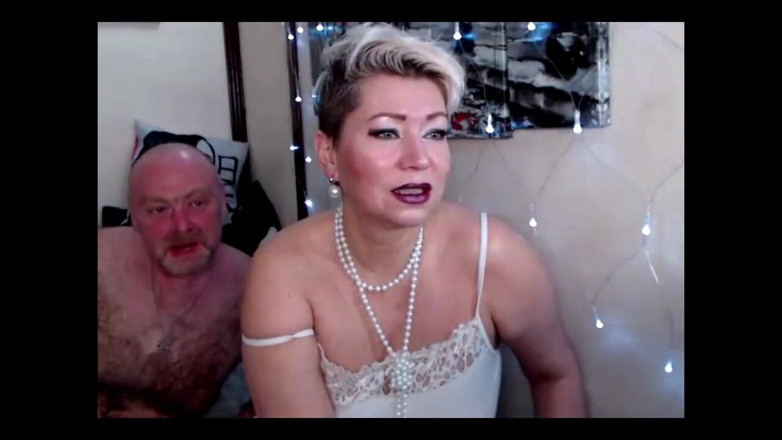 AimeeParadise: Tre spettacoli privati da una coppia di webcam matura davvero...