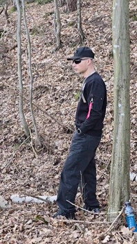 Outdoor Sex in the Woods with My Gay Slut - He Sucked Me Before Taking My Dick Bareback