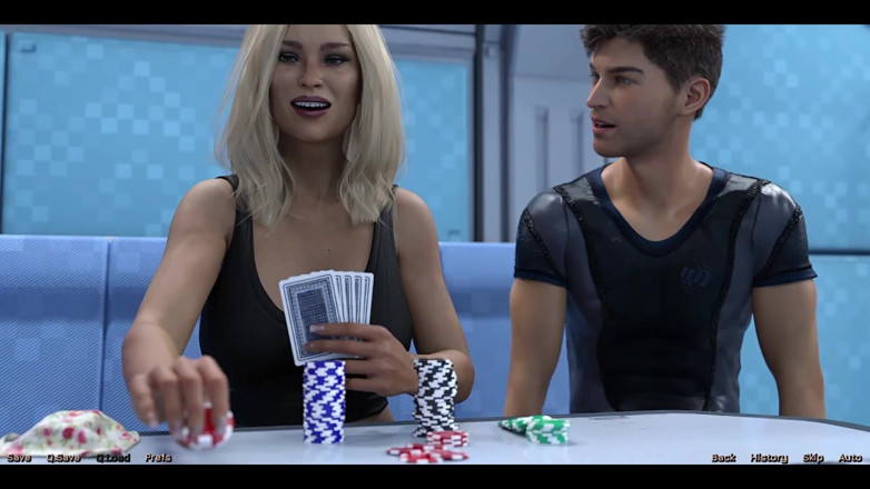 AVN Teller: Uzayda mahsur kaldı - striptiz pokeri