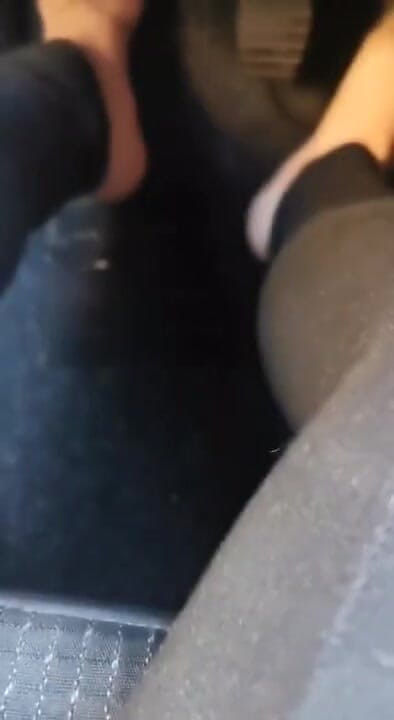 BadCat: Driving instructor with sexy pedicure teaches how to drive