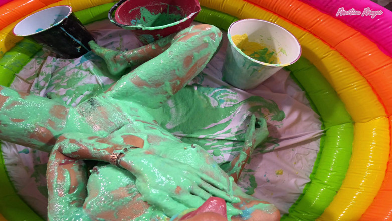 MartinaMagni: POV I Make a Mess of Slime and Get Horny...