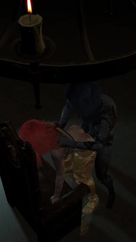 Malenia Is Fucked Standing by Ranni the Witch with a Big Cock