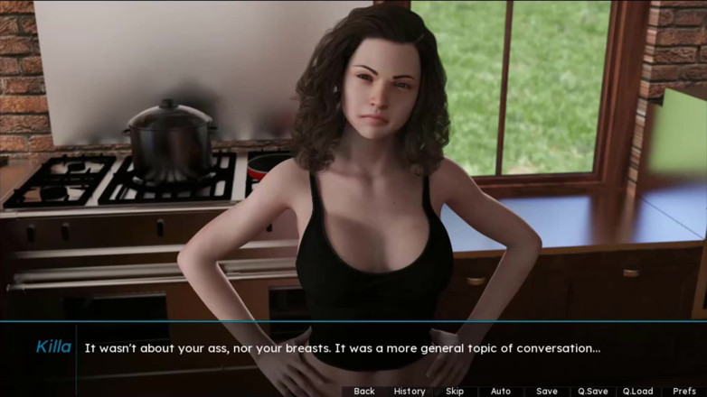 Visual Novels: Літній запах, частина 4 (маршрут зведеної сестри)