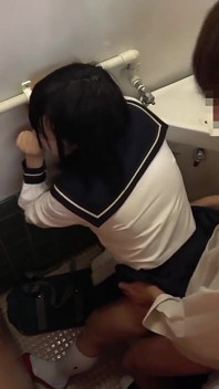 College Girls Footage of Sex in the Restroom 3-7