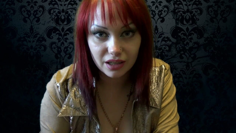 Goddess Misha Goldy: Suck and lick my high heels or i will put...