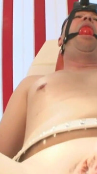 Humiliates penis squeezing