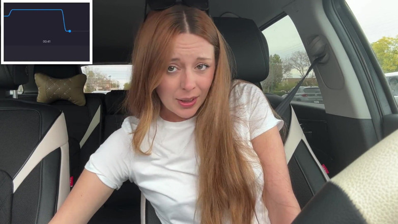 Nadia Foxx: Braless Pit Stop in the Drive Thru with My Lush...