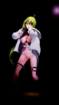 Hatsune Miku Rozbierz taniec Roki Song Hentai Wielkie Mmd 3D Blonde Hair Color Edit Smixix