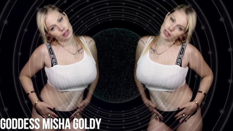 Goddess Misha Goldy: Compulsão, masturbação e ficar totalmente burra para mim!
