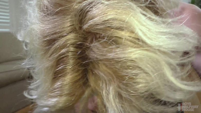 Boys half-way house: Butt-ravaged Teen Swallows 1st Load