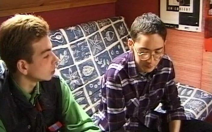 Gay 90's Vintage Porn: Lustful Male Skin Contact #4