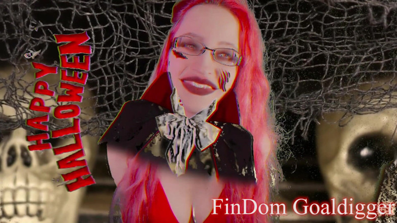 FinDom Goaldigger: Šťastná halloweenská transformace