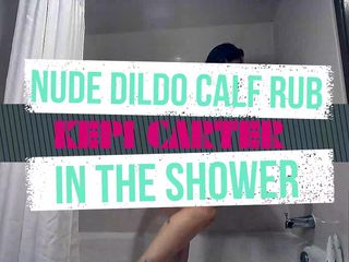 Kepi Carter studios: Esfregando no chuveiro da panturrilha